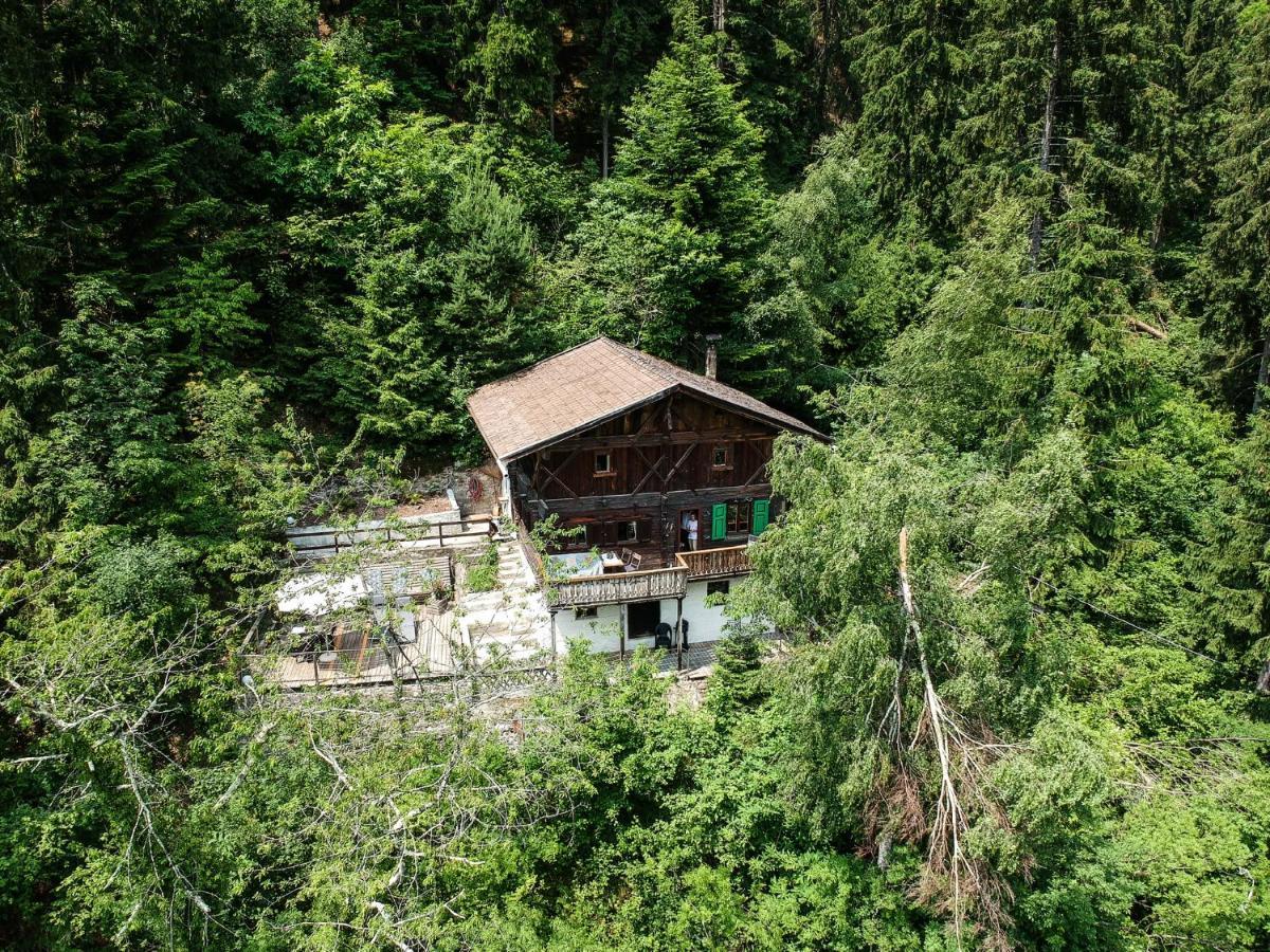 Villa Knottn Hüttl, St. Pankraz/Ulten, Nähe Meran Exterior foto