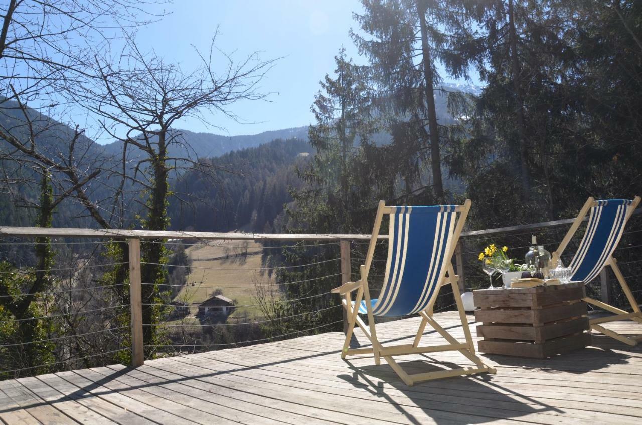 Villa Knottn Hüttl, St. Pankraz/Ulten, Nähe Meran Exterior foto